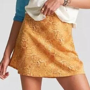 BILLABONG x Sincerely Jules Short & Free Mango Snake Flowy Skater Skirt …